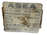 Stainless Steel Centrifugal Pump with ASEA Motor – 5.5 kW