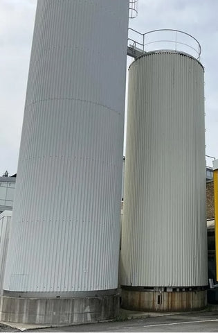 Vertical Insulated Silos Tank 100m3