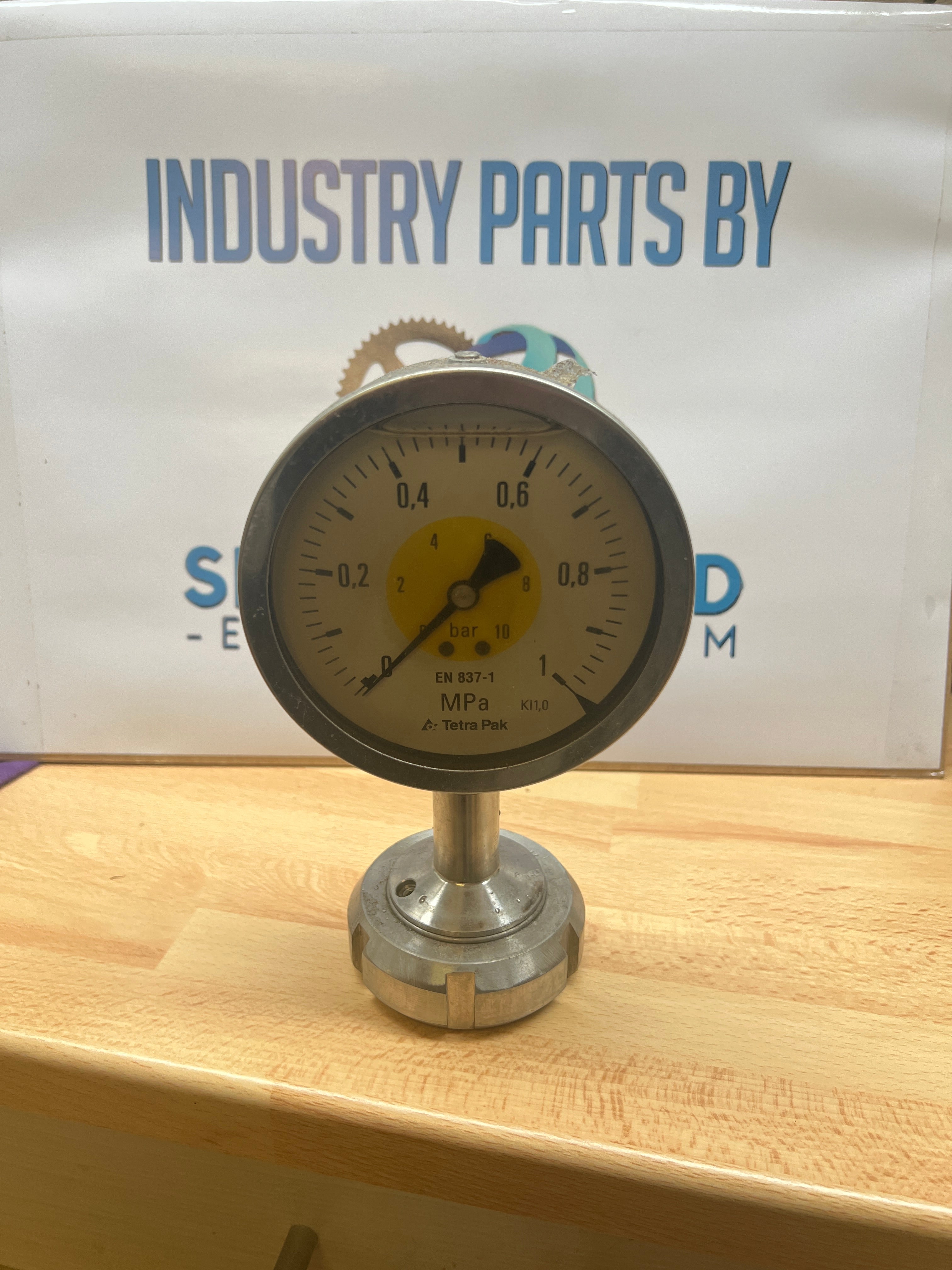 Pressure Gauge Tetra Pak 2,5 inch, 10 Bar – secondhand-equipment.com