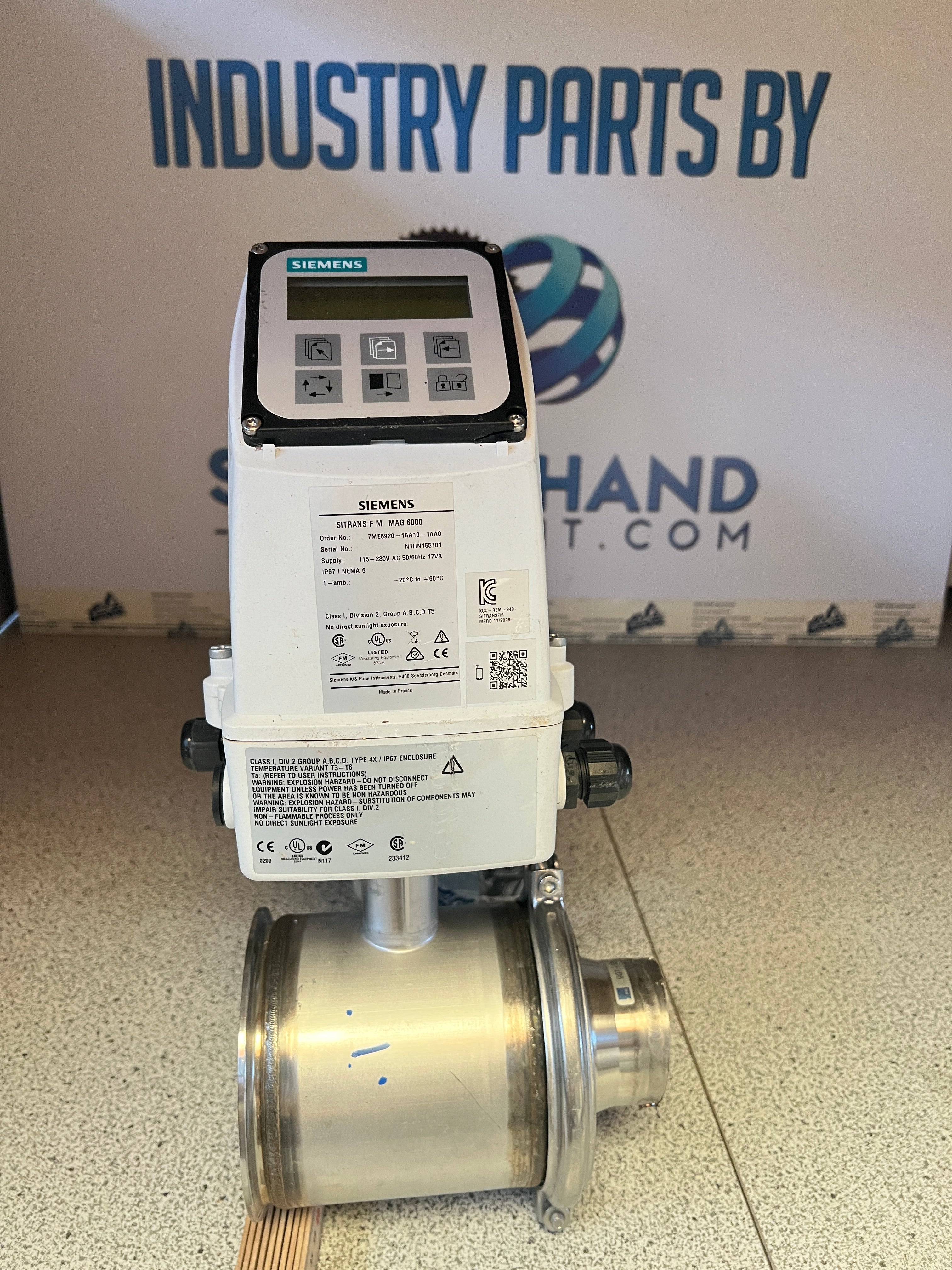 Siemens Flow Meter Sitrans F M MAG 6000 – secondhand-equipment.com
