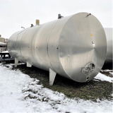Horisontal stainless steel tank 30 m3