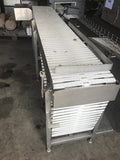Conveyor with plastic modular belt