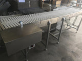 Conveyor with plastic modular belt